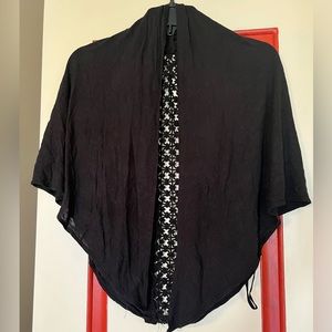 Black shawl